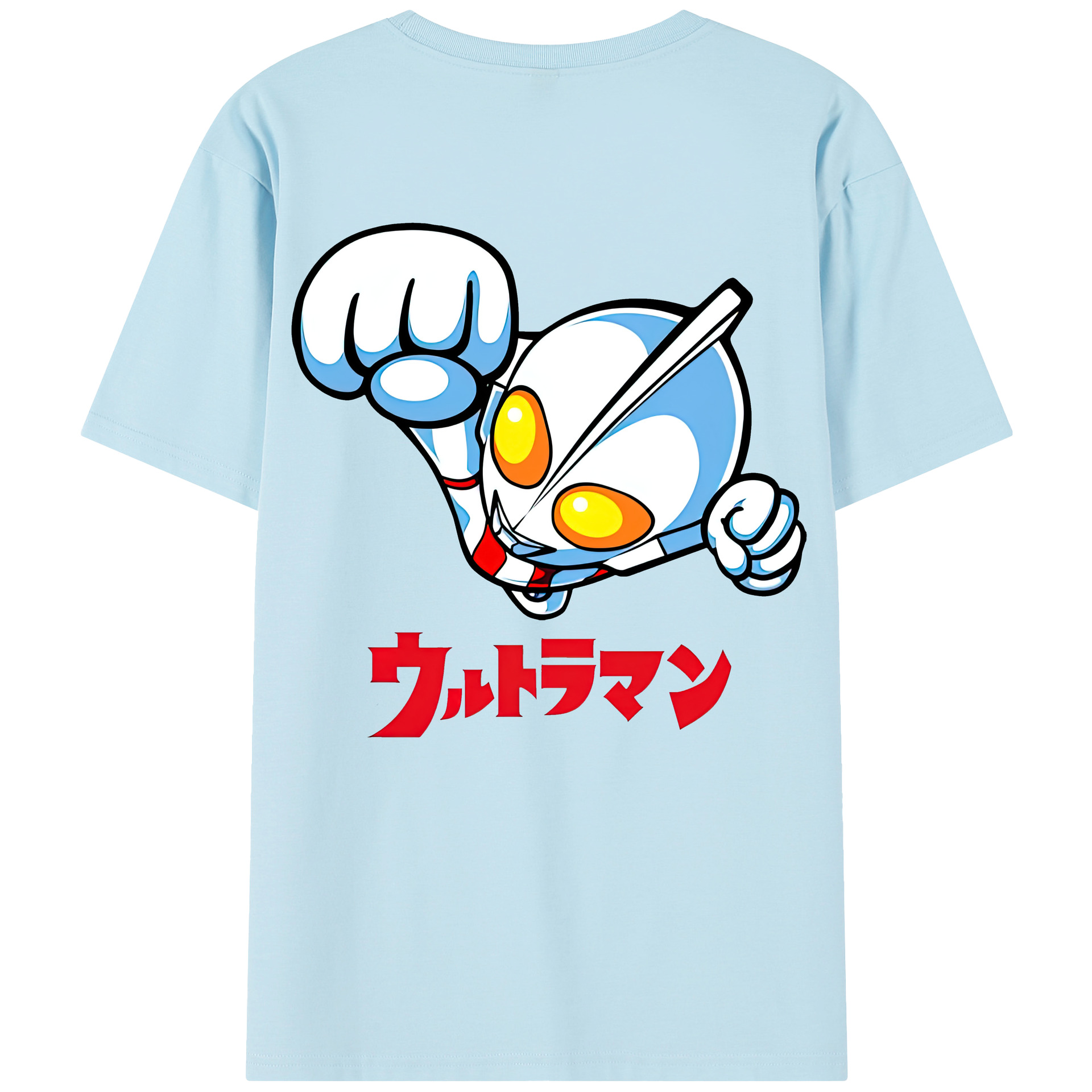 （画像用） ウルトラマン Ultraman 綿100％半袖Tシャツ（背面プリント）
